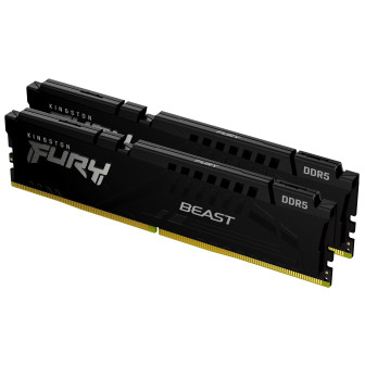 Kingston Technology FURY Beast 64GB 4800MT/s DDR5 CL38 DIMM (Kit of 2) Black