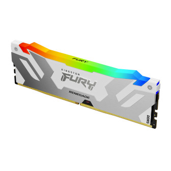 Kingston Technology FURY 32GB 6000MT/s DDR5 CL32 DIMM Renegade RGB White XMP