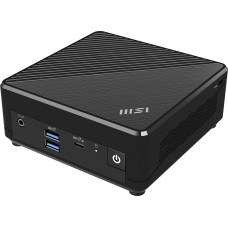 MSI CUBI N ADL S-055BUS PC/workstation barebone 0.69L sized PC Black N100