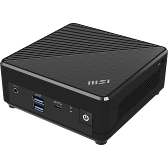 MSI CUBI N ADL S-055BUS PC/workstation barebone 0.69L sized PC Black N100