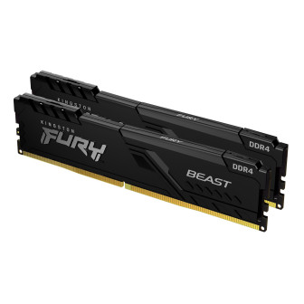 Kingston Technology FURY 16GB 2666MT/s DDR4 CL16 DIMM (Kit of 2) Beast Black